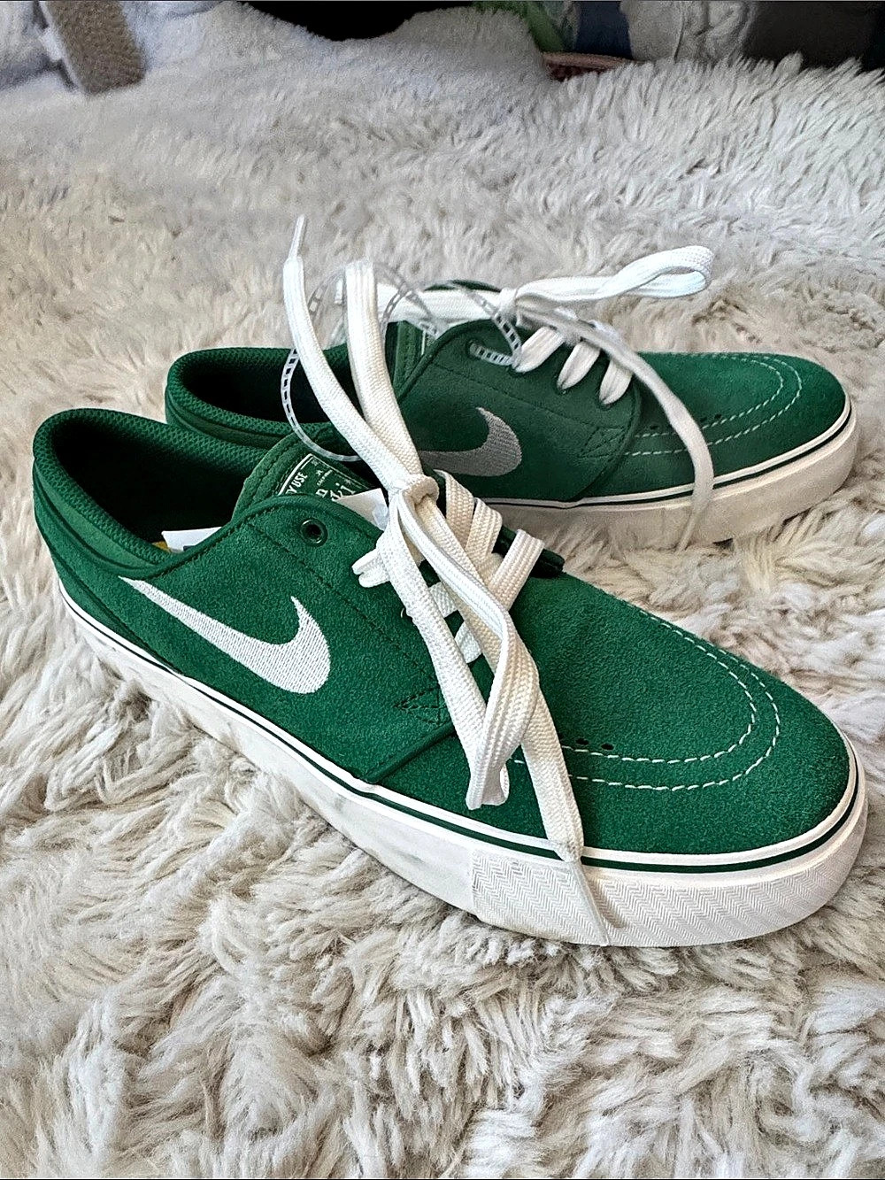 Nike SB Zoom Stefan Janoski Green & White Sneakers NWT